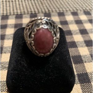 Carolyn Pollack Rhodonite ring size 7